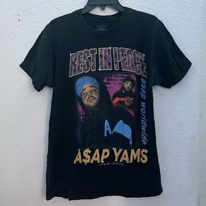 Rest In Peace ASAP Yams Graphic Tee Mens Size Medium